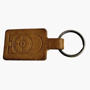 Leather Stamp Keychain Dearborn Fabricating Manufacturing Detroit Michigan VTG